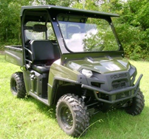 Clear Front Full Windshield For Polaris Ranger 400 (2010-2014) – 5mm Thick PMMA