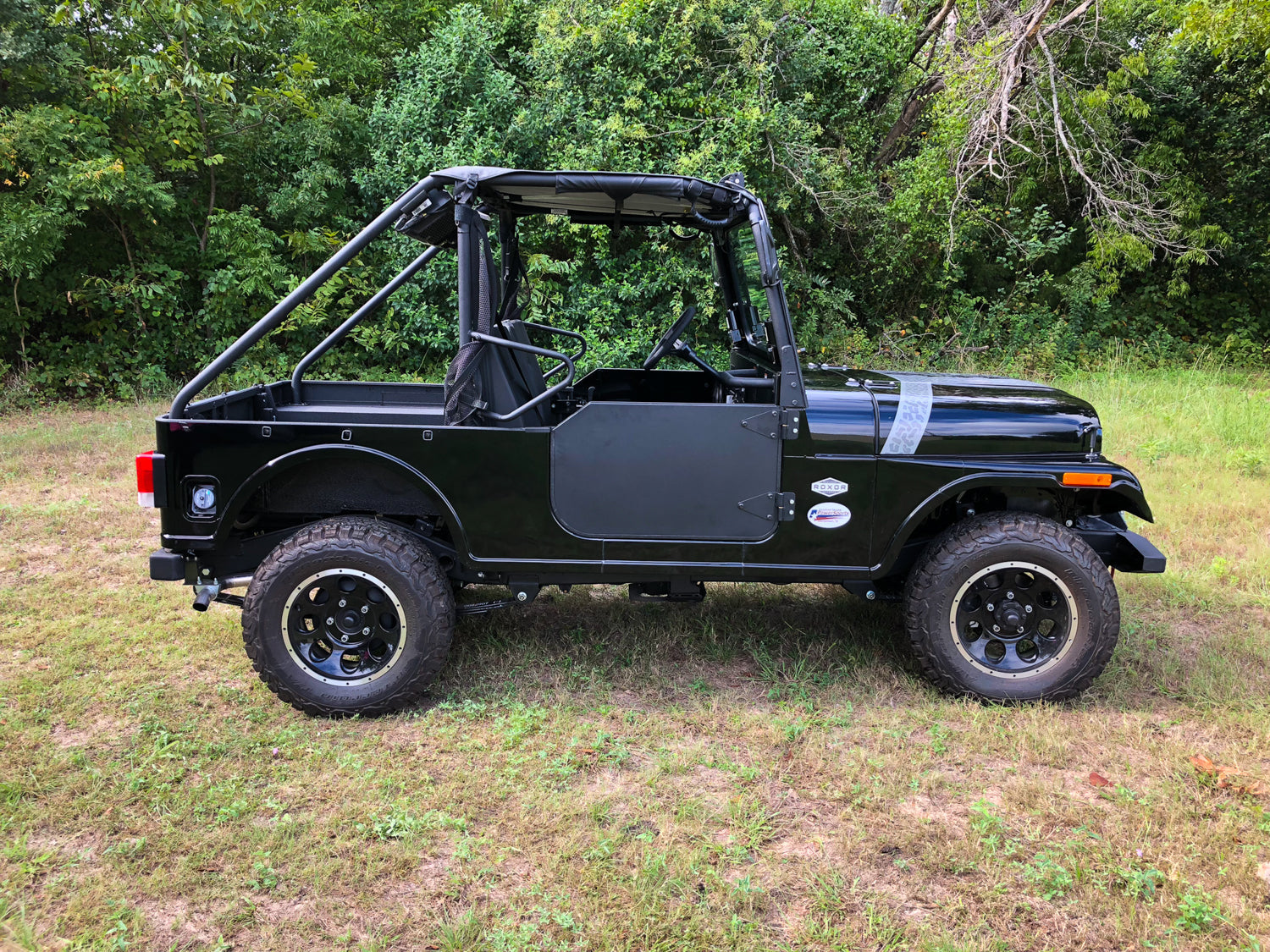 Roxor Rear Rops Half Doors - Texture Black 2018-2020 Roxor Roxor - Extended ROPS ...