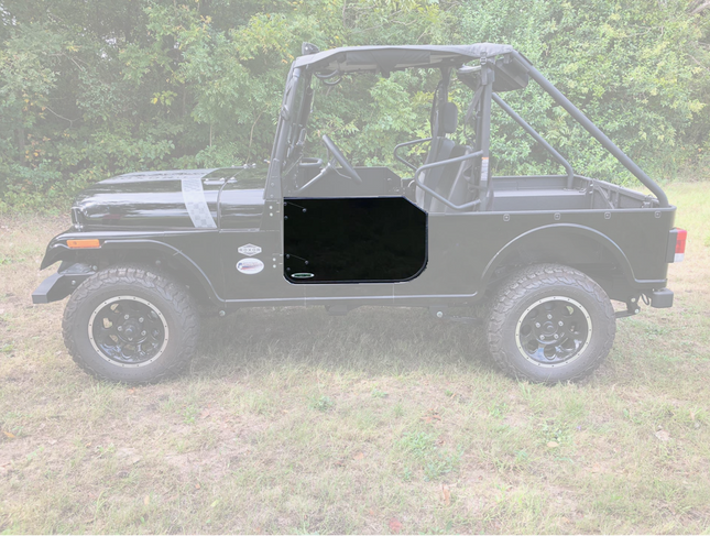 Half Doors - Gloss Black 2018-2020 Roxor Roxor - Extended ROPS