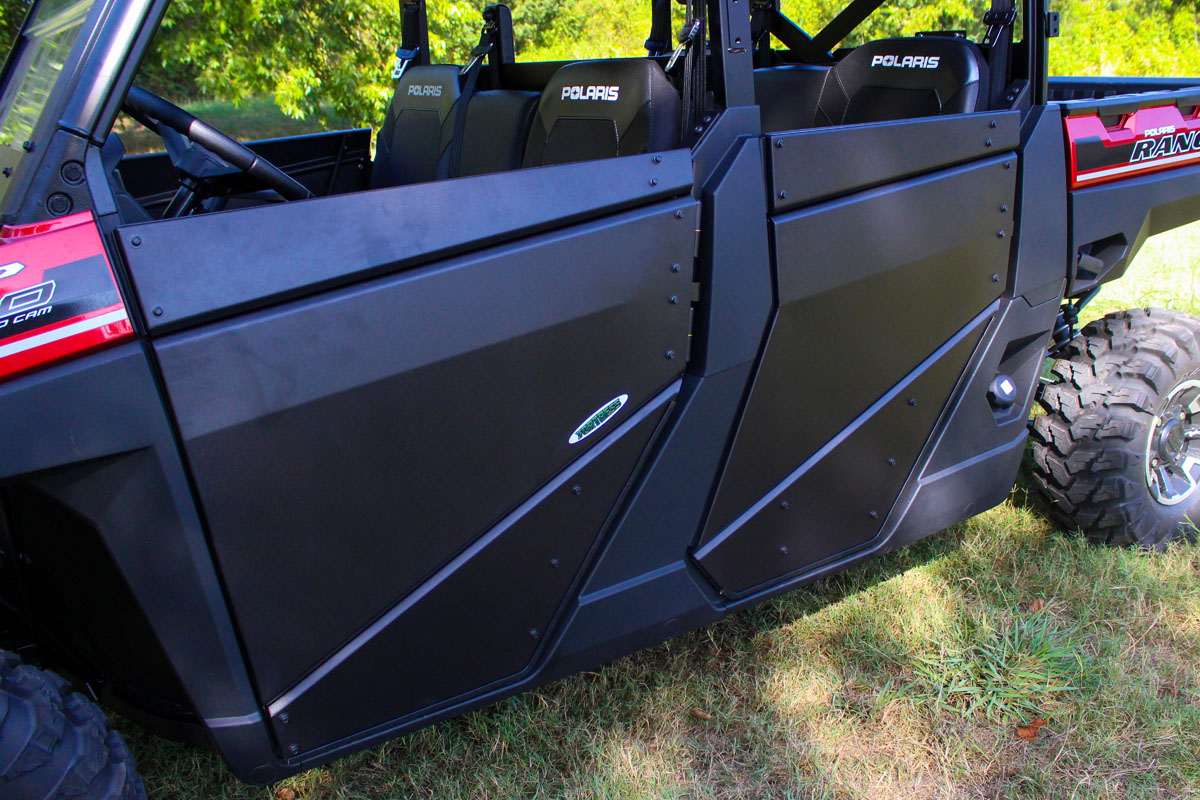Image of Fortress Pro's Convertible Doors on a Polaris