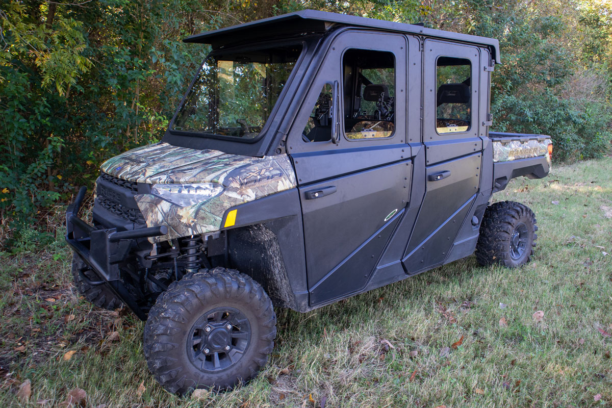 Image of upper half doors for Fortress Pro's Convertible Doors on a Polaris
